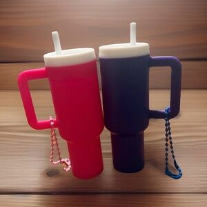 Pink & Purple Mini Tumblers w/ Chains